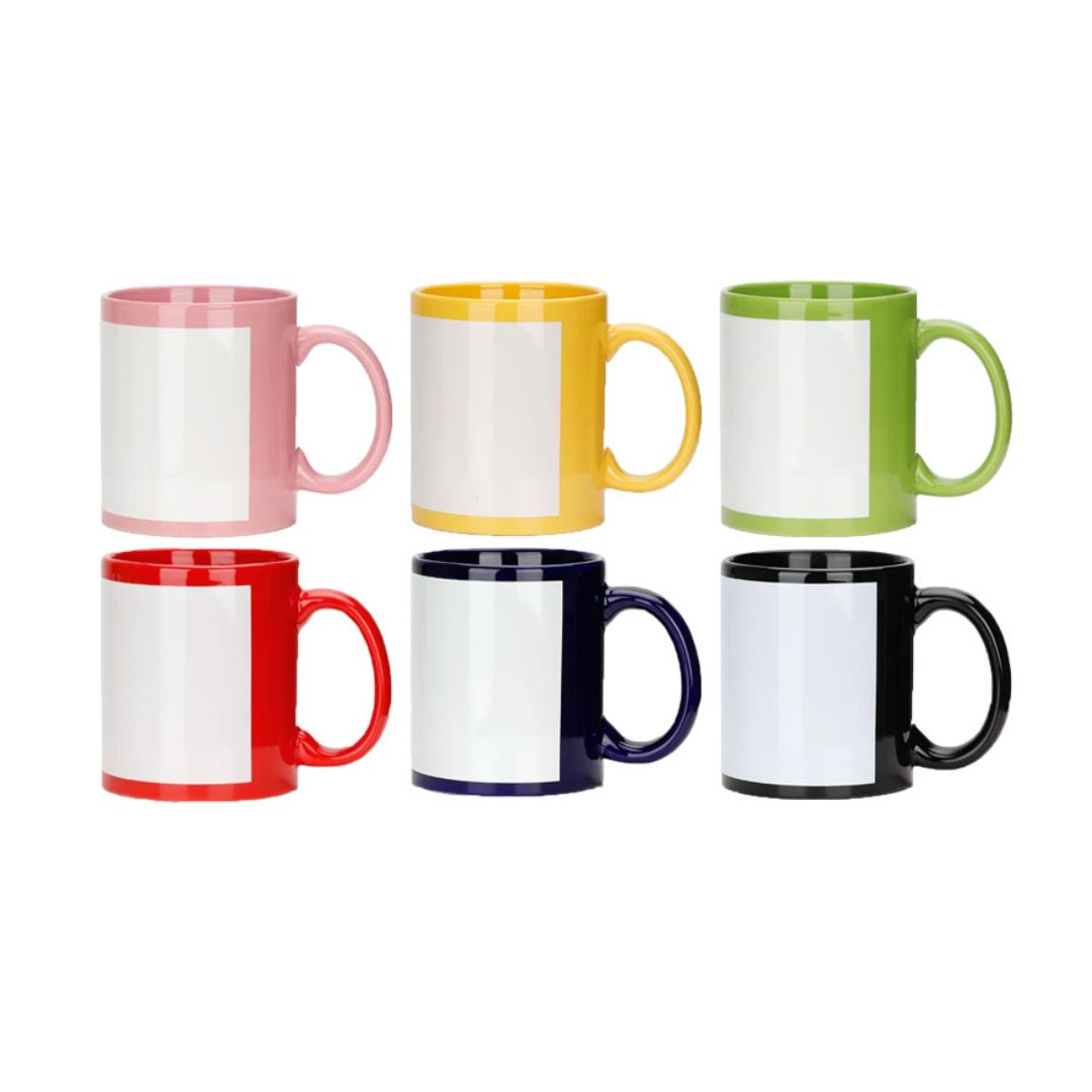 Window Mug 11oz Colored White Window Mug – Sublistuff