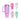 40oz Color Glitter Handle Mugs